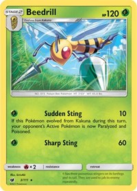 Beedrill (3/111) [SM - Crimson Invasion]