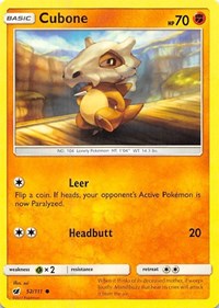 Cubone (52/111) [SM - Crimson Invasion]