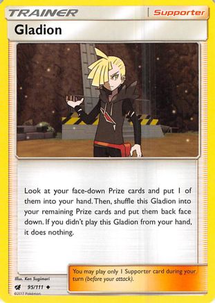Gladion 095/111  SM  Crimson Invasion - Uncommon