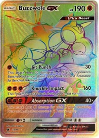 Buzzwole GX (Secret) (115/111) [SM - Crimson Invasion]