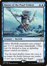 Master of the Pearl Trident (9) [Duel Decks: Merfolk vs. Goblins]