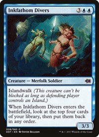 Inkfathom Divers (8) [Duel Decks: Merfolk vs. Goblins]