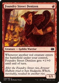 Foundry Street Denizen (38) [Duel Decks: Merfolk vs. Goblins]