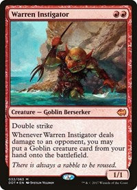 Warren Instigator (32) [Duel Decks: Merfolk vs. Goblins]