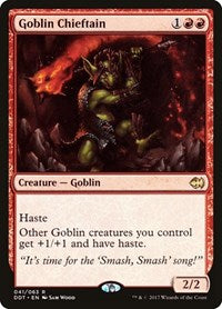 Goblin Chieftain (41) [Duel Decks: Merfolk vs. Goblins]