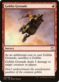 Goblin Grenade (45) [Duel Decks: Merfolk vs. Goblins]