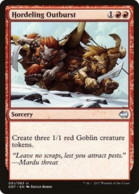 Hordeling Outburst (51) [Duel Decks: Merfolk vs. Goblins]