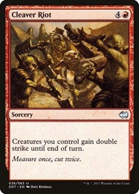 Cleaver Riot (36) [Duel Decks: Merfolk vs. Goblins]