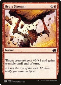 Brute Strength (35) [Duel Decks: Merfolk vs. Goblins]