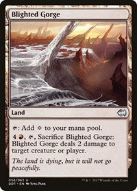 Blighted Gorge (58) [Duel Decks: Merfolk vs. Goblins]