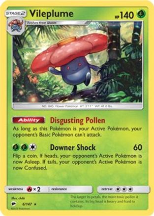 Vileplume 006/147  Deck Exclusives - Rare