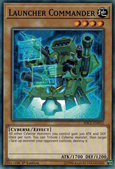 Launcher Commander (SDCL-EN012) [Structure Deck: Cyberse Link]