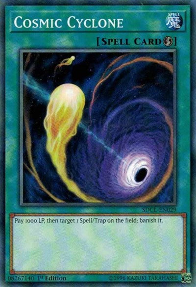 Cosmic Cyclone (SDCL-EN029) [Structure Deck: Cyberse Link]