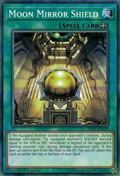 Moon Mirror Shield (SDCL-EN030) [Structure Deck: Cyberse Link]