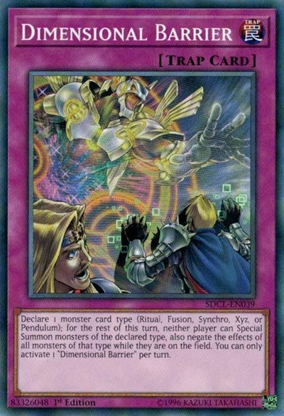 Dimensional Barrier (SDCL-EN039) [Structure Deck: Cyberse Link]