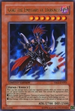 Gorz the Emissary of Darkness (YR01-EN003) [Yu-Gi-Oh! R Manga Promo]