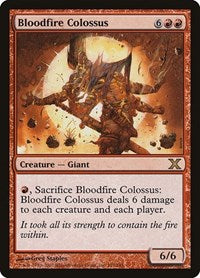 Bloodfire Colossus (191) [10th Edition]