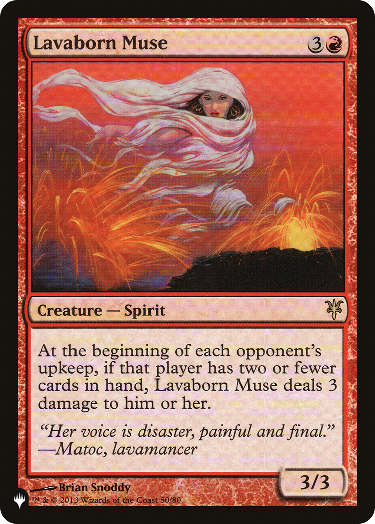 Lavaborn Muse (LIST-50/80) - The List