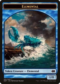 Elemental Token (1) [Duel Decks: Merfolk vs. Goblins]