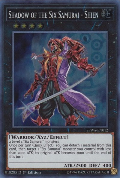 Shadow of the Six Samurai - Shien (SPWA-EN012) [Spirit Warriors]