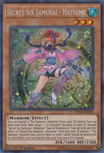 Secret Six Samurai - Hatsume (SPWA-EN003) [Spirit Warriors]