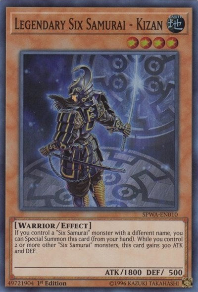Legendary Six Samurai - Kizan (SPWA-EN010) [Spirit Warriors]