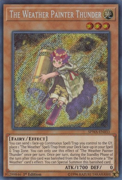 The Weather Painter Thunder (SPWA-EN033) [Spirit Warriors]