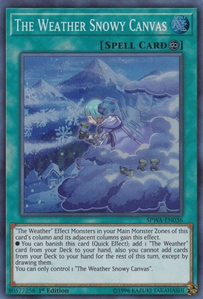 The Weather Snowy Canvas (SPWA-EN036) [Spirit Warriors]