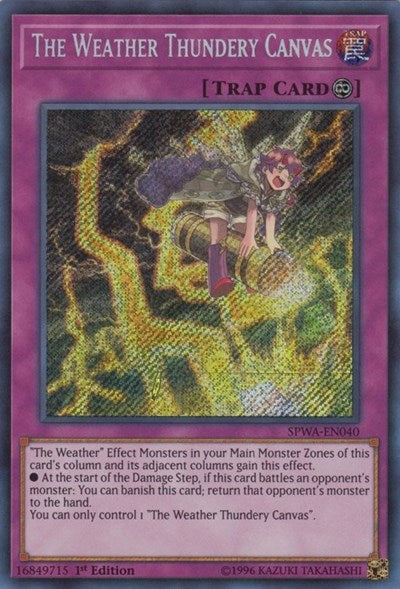 The Weather Thundery Canvas (SPWA-EN040) [Spirit Warriors]