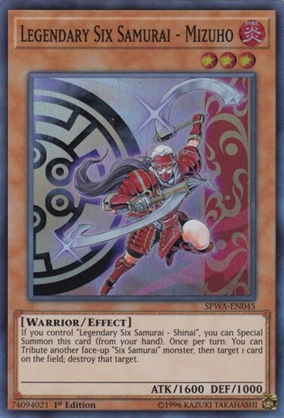 Legendary Six Samurai - Mizuho (SPWA-EN045) [Spirit Warriors]