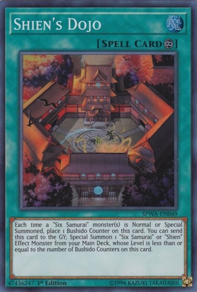 Shien's Dojo (SPWA-EN049) [Spirit Warriors]