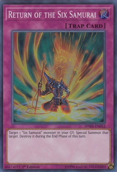 Return of the Six Samurai (SPWA-EN052) [Spirit Warriors]