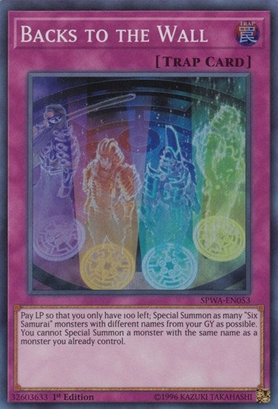 Backs to the Wall (SPWA-EN053) [Spirit Warriors]