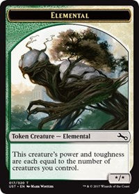 Elemental Token (017) (17) [Unstable]
