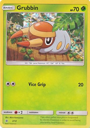 Grubbin 002/12  - Holofoil McDonalds Promos 2017 - Promo