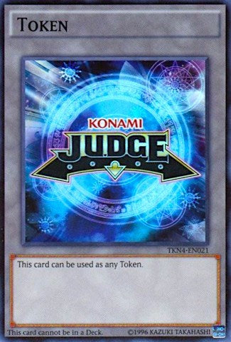 Official Judge Token: TKN4-EN021 (TKN4-EN021) [Judge Promotional Cards]