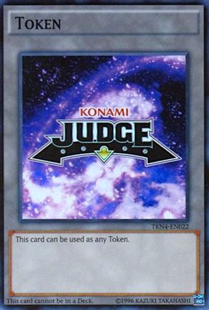 Official Judge Token: TKN4-EN022 (TKN4-EN022) - Judge Promotional Cards Unlimited