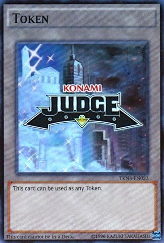 Official Judge Token: TKN4-EN023 (TKN4-EN023) [Judge Promotional Cards]
