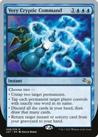 Very Cryptic Command (B) (49) [Unstable]