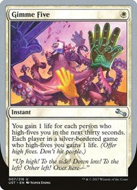 Gimme Five (7) [Unstable]