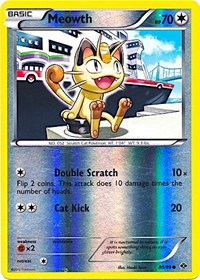 Meowth - 80/99 (Mirror Reverse Holo) (080/099) [Miscellaneous Cards & Products]