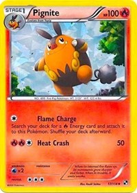 Pignite - 17/114 (Cracked Ice Holo) (017/114) [Miscellaneous Cards & Products]