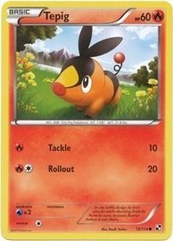 Tepig 15/114 (Cosmos Holo) (015/114) [League & Championship Cards]