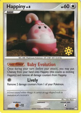 Happiny 052/123  Countdown Calendar Promos - Promo