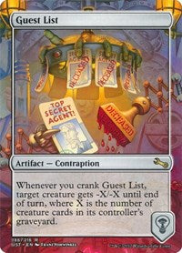 Guest List (186) [Unstable]
