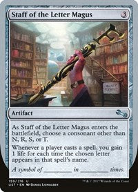Staff of the Letter Magus (159) [Unstable]
