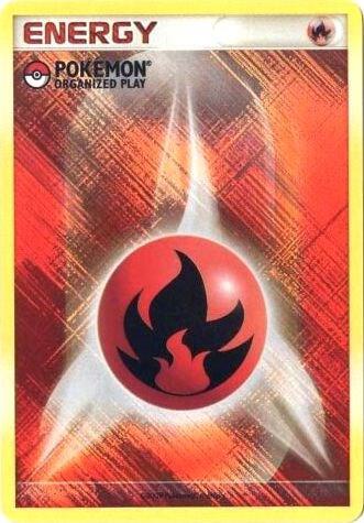 Fire Energy (2009 Unnumbered POP Promo) [League & Championship Cards]