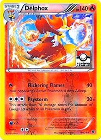 Delphox - 13/124 (Pokemon League) (013/124) [League & Championship Cards]