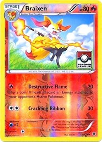 Braixen - 12/124 (Pokemon League) (012/124) [League & Championship Cards]