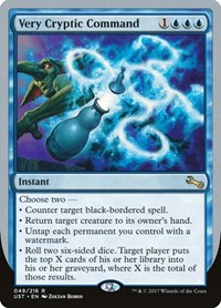 Very Cryptic Command (E) (49) [Unstable]